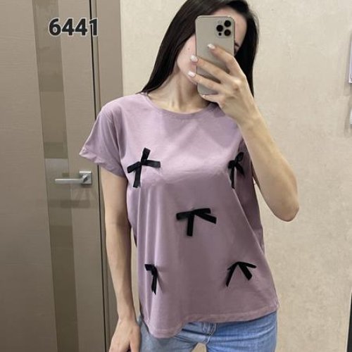 Футболка FSN (46-52) 6442 lilac (лето) FSN 6442 lilac