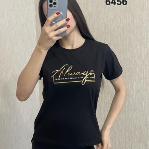Футболка FSN (42-48) 6465 black (лето) FSN 6465 black