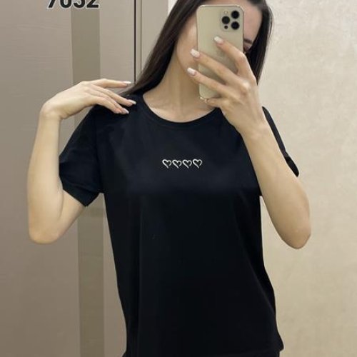 Футболка FSN (46-52) 7052 black (лето) FSN 7052 black