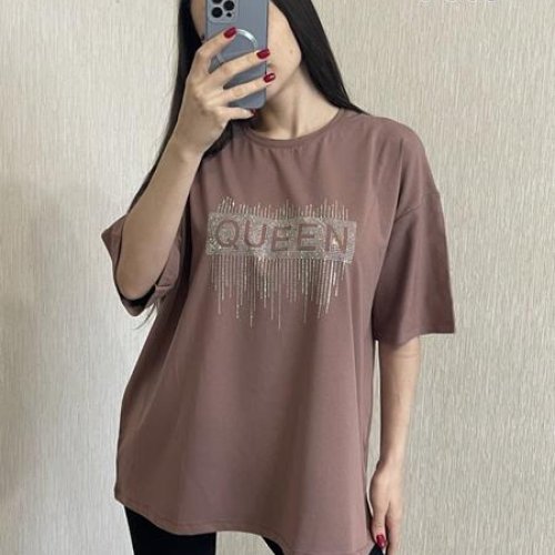 Футболка FSN (54-60) 7118 brown (лето) FSN 7118 brown