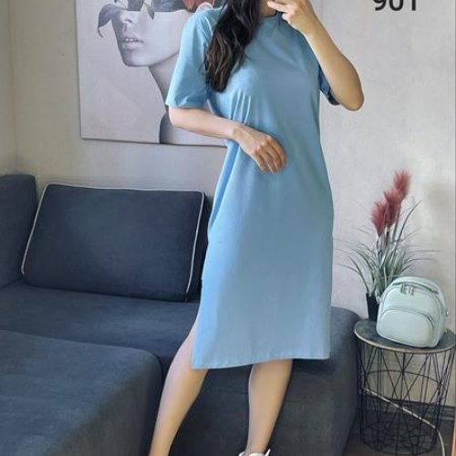 Платье FSN (44-48) 901 l.blue (лето) FSN 901 l.blue