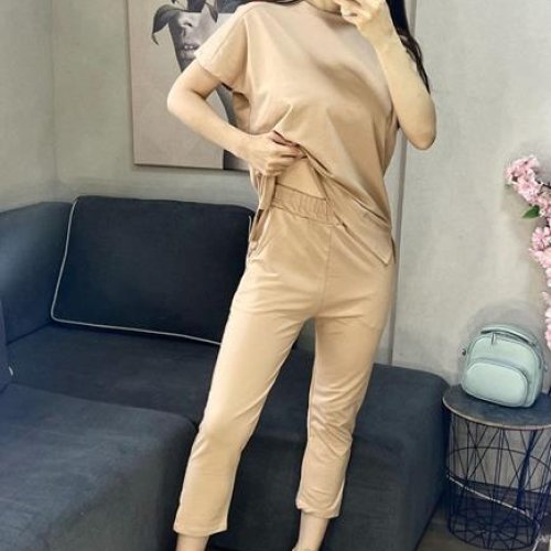 Костюм спорт FSN (44-50) 2473 beige (лето) FSN 2473 beige