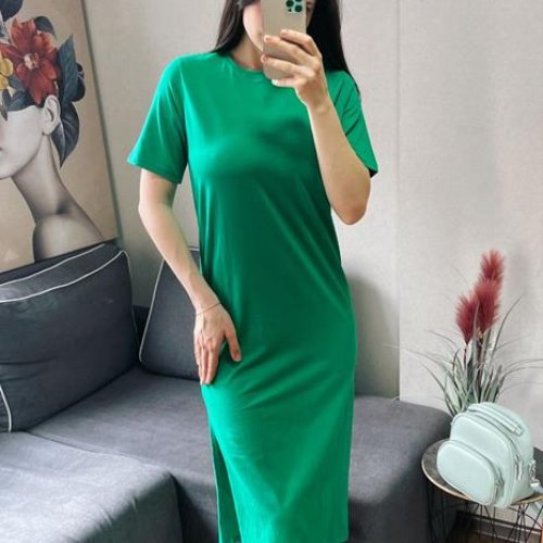 Платье FSN (44-48) 3055 green (лето) FSN 3055 green