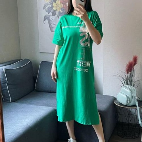 Платье FSN (50-54) 3062 green (лето) FSN 3062 green