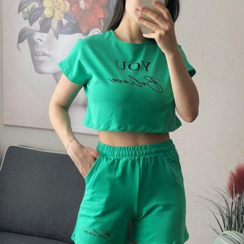 Костюм FSN (42-48) 6318 green (лето) FSN 6318 green