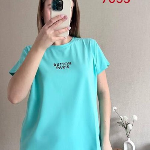 Футболка FSN (46-52) 7053 l.blue (лето) FSN 7053 l.blue