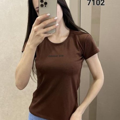 Футболка FSN (42-48) 7102 d.brown (лето) FSN 7102 d.brown