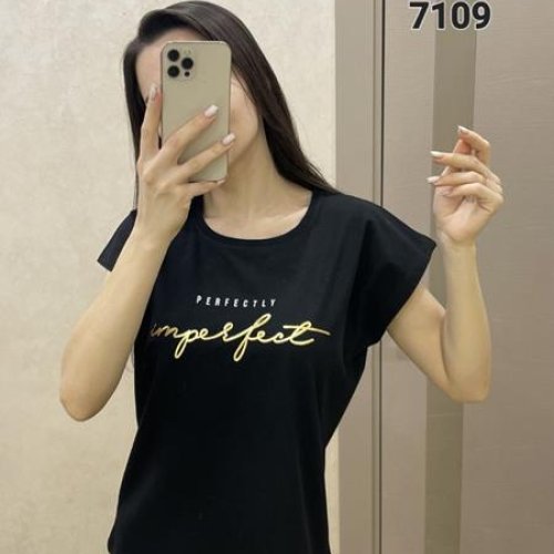 Футболка FSN (44-50) 7109 black (лето) FSN 7109 black