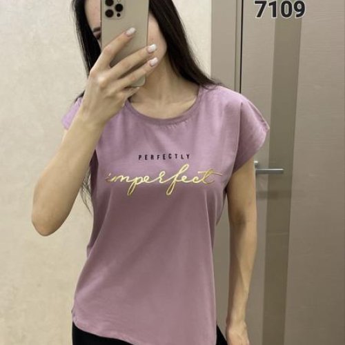 Футболка FSN (44-50) 7109 lilac (лето) FSN 7109 lilac