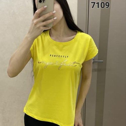Футболка FSN (44-50) 7109 yellow (лето) FSN 7109 yellow