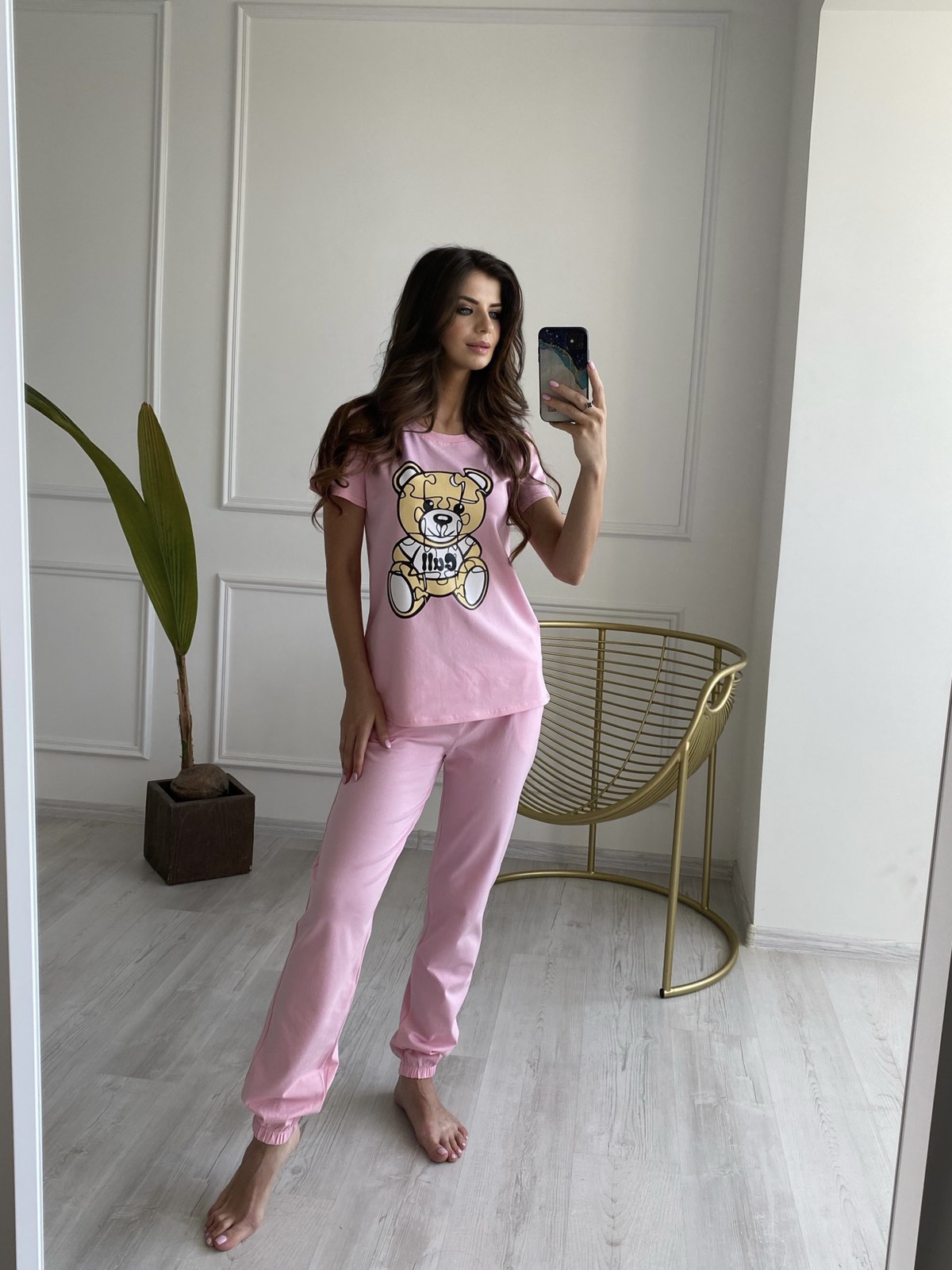 Пижама Gull (42-48) 56 l.pink (лето)