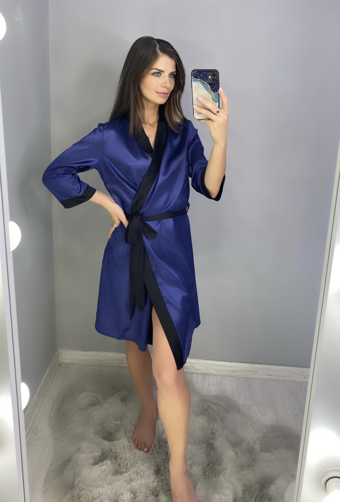 Халат Gull (42-48) 61 navy (деми)