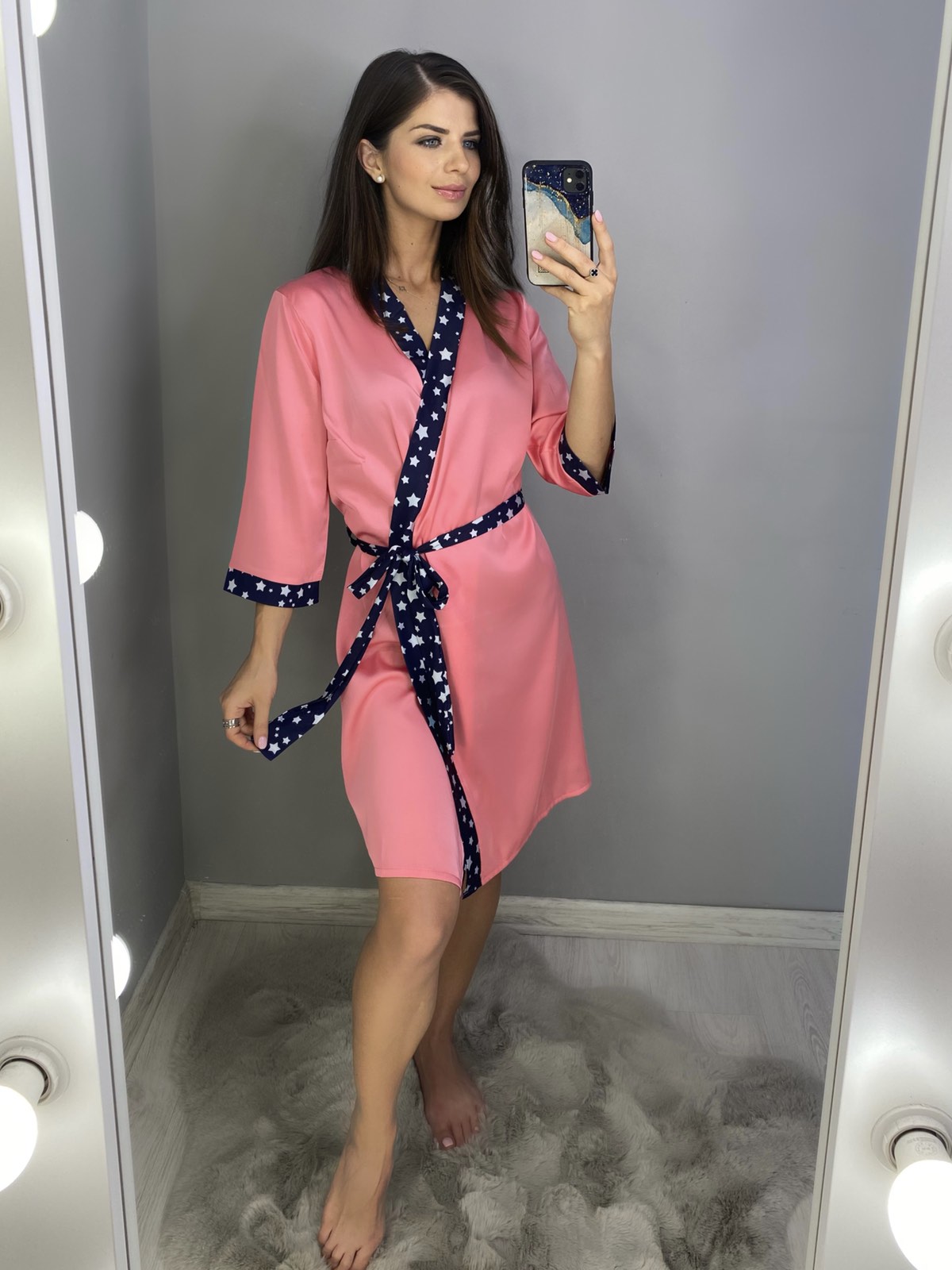 Халат Gull (42-48) 62 pink (деми)
