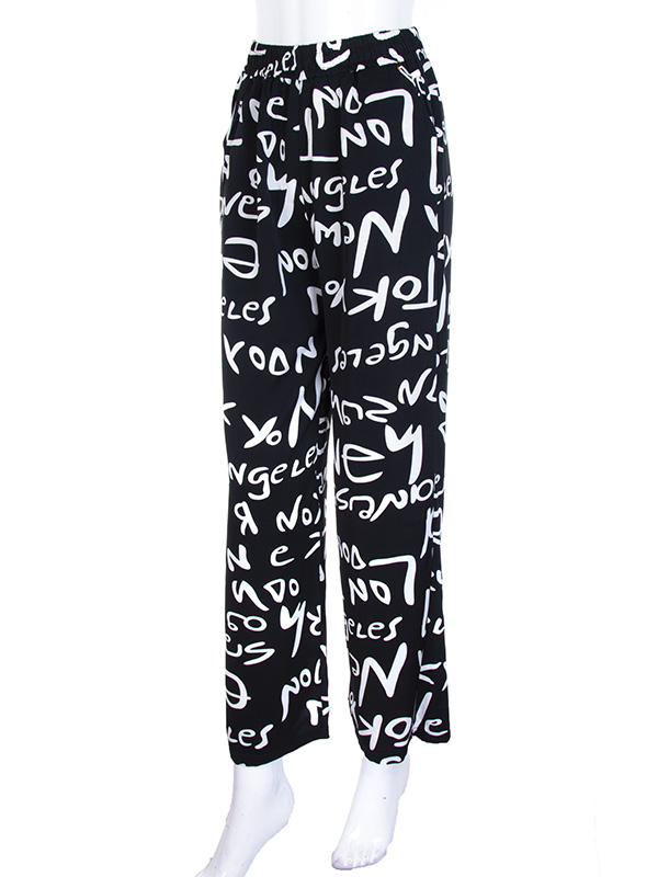 Штаны АйМей (XL-4XL) 776-4 black (лето)