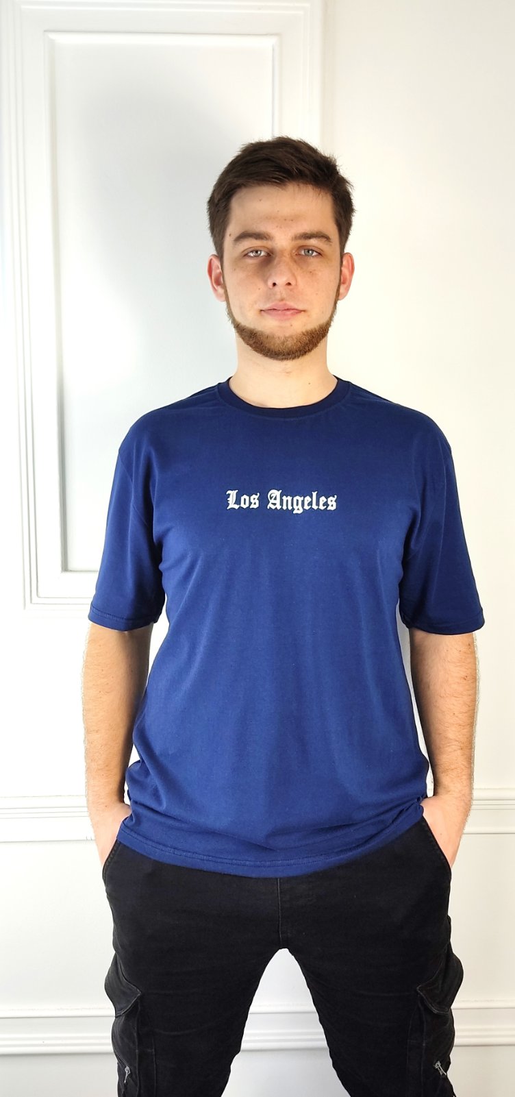 Футболка Global (2XL-5XL) 683 blue (лето)