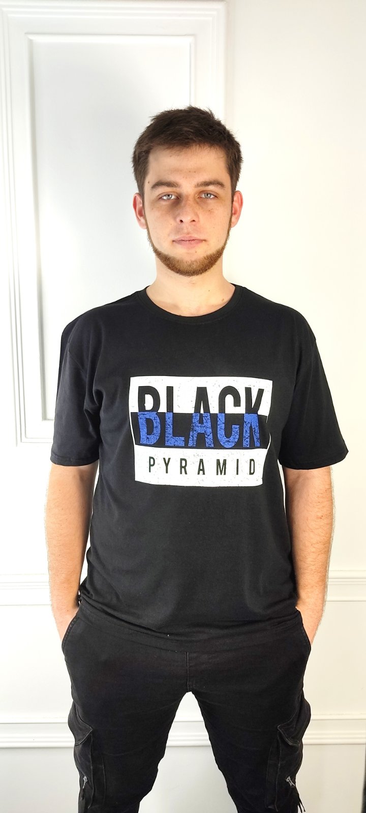 Футболка Global (2XL-5XL) 684 black (лето)