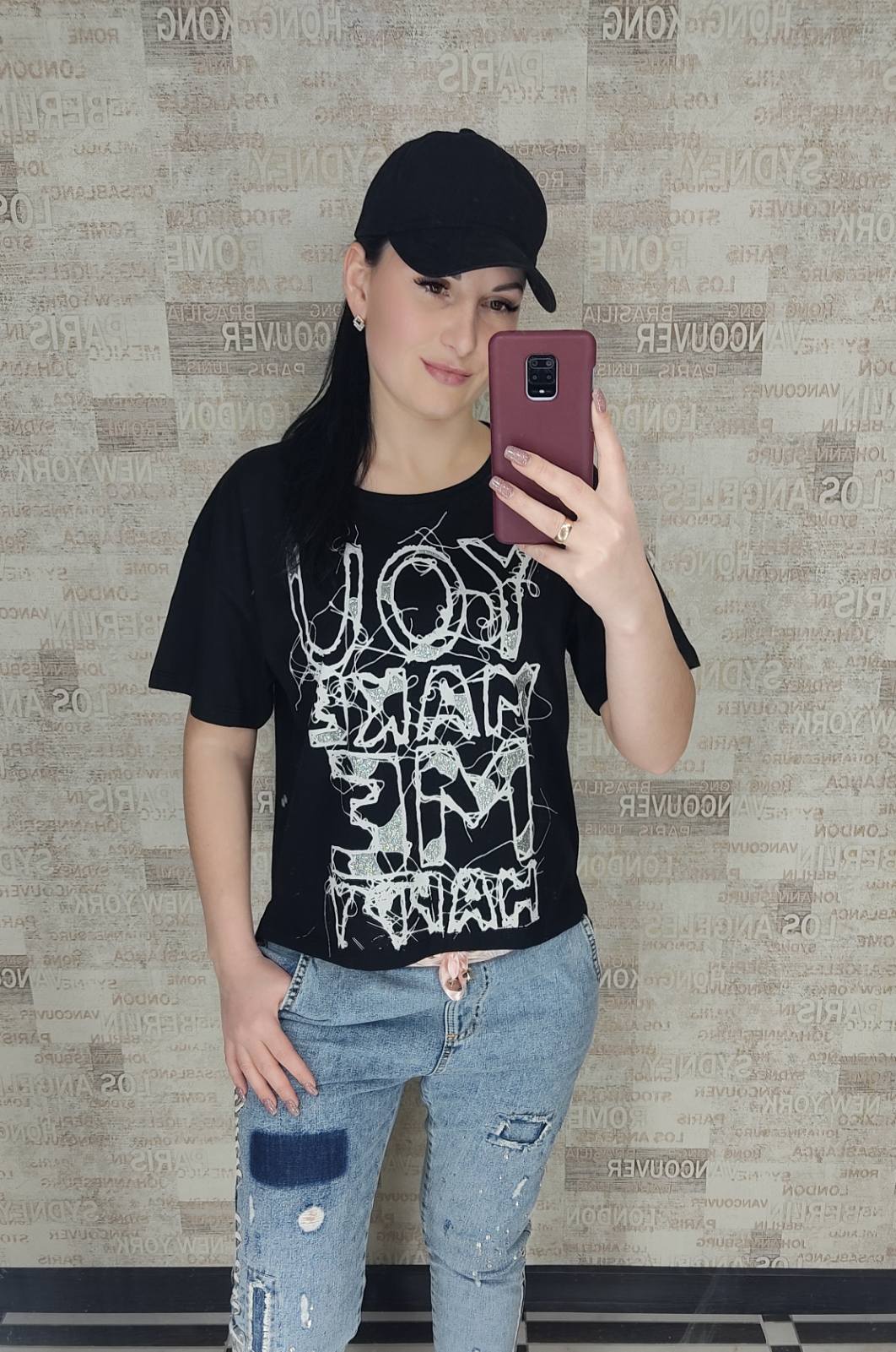 Футболка Shipi (S-L) 0 black (лето)