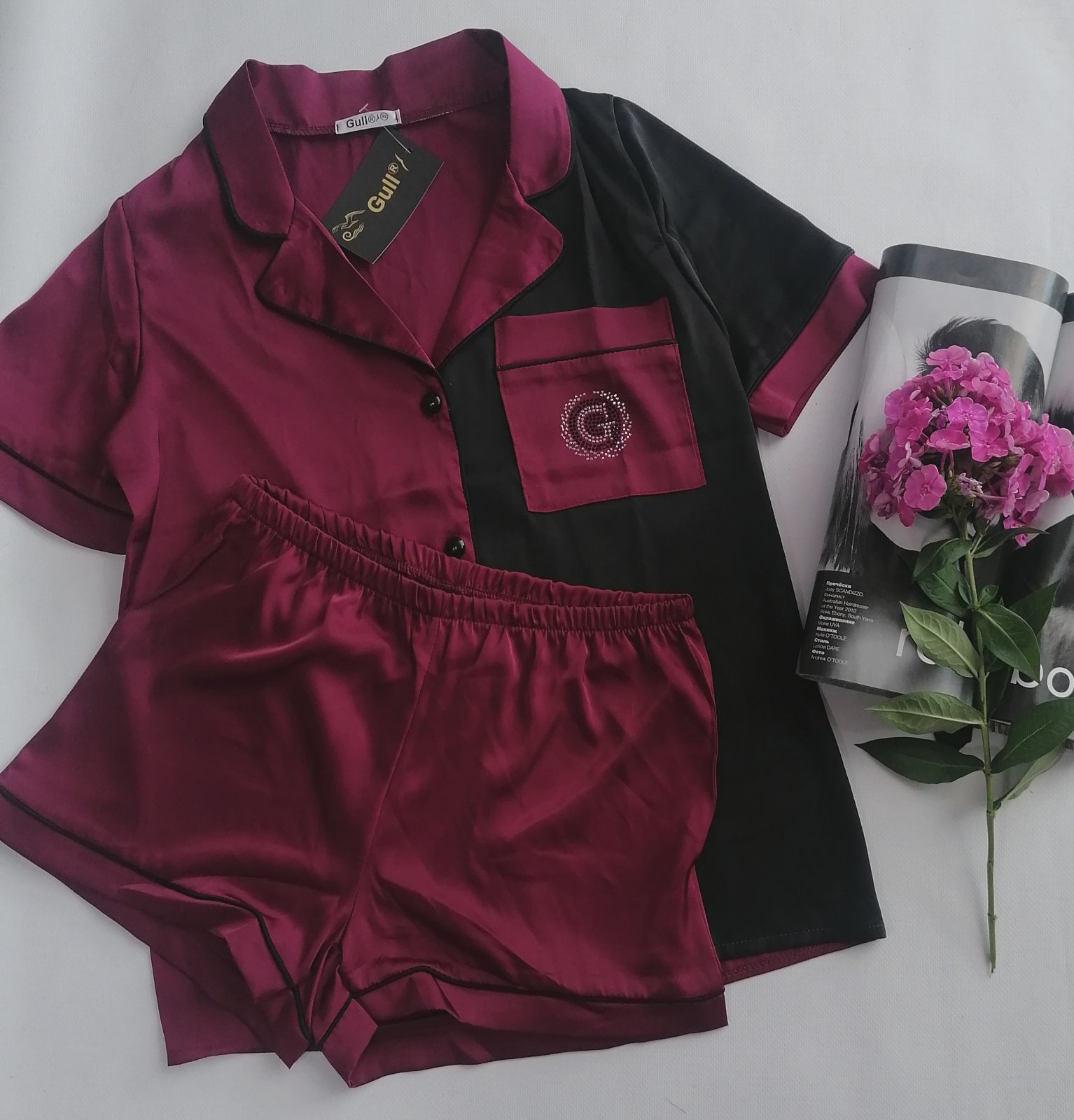 Пижама Gull (42-48) 02 wine (лето)