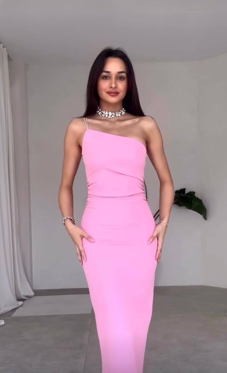 Платье EVA (42-46) 114 pink (лето)