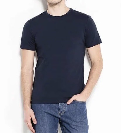Футболка Алия (M-3XL) 1880 navy (лето)