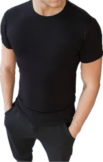 Футболка Алия (M-3XL) 1883 black (лето)