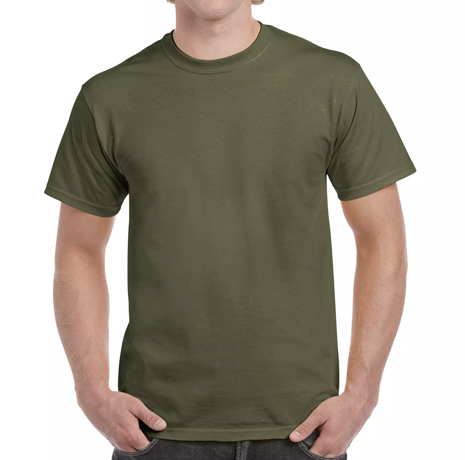 Футболка Алия (M-3XL) 1891 khaki (лето)