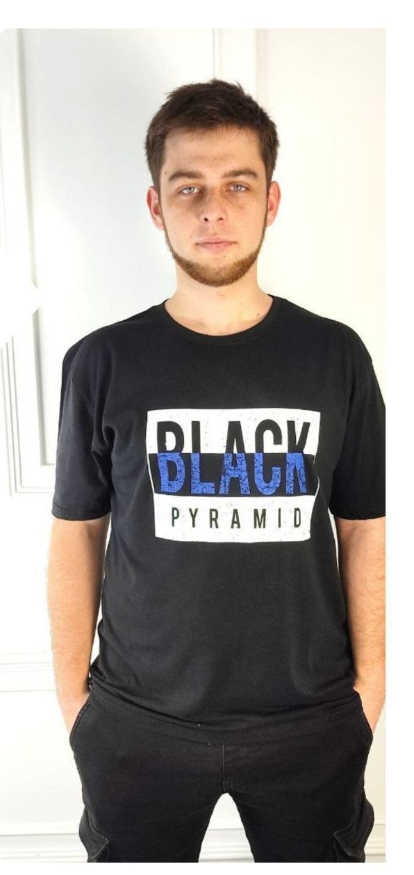 Футболка Global (2XL-5XL) 4303 black (лето)