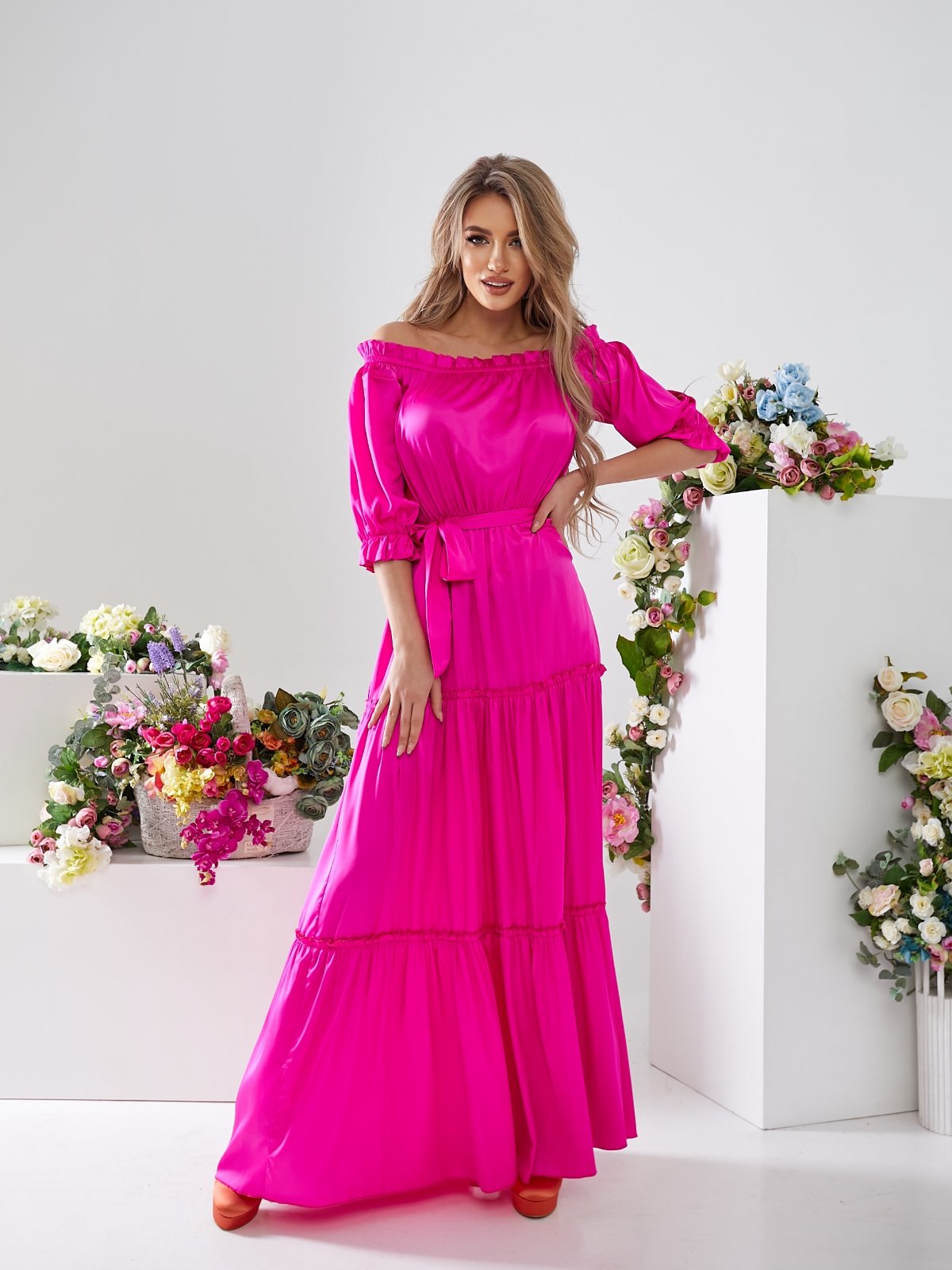 Платье KIT (S-3XL) 230 pink (лето)