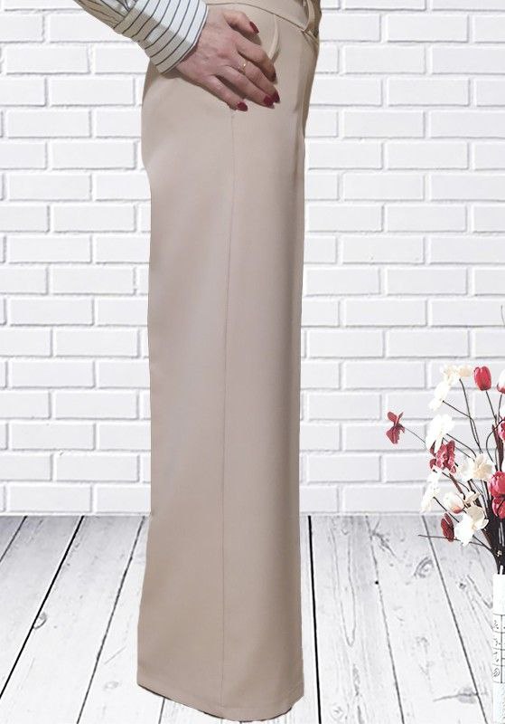 Штаны H&S (36-42) 129 beige-old-2 (деми)