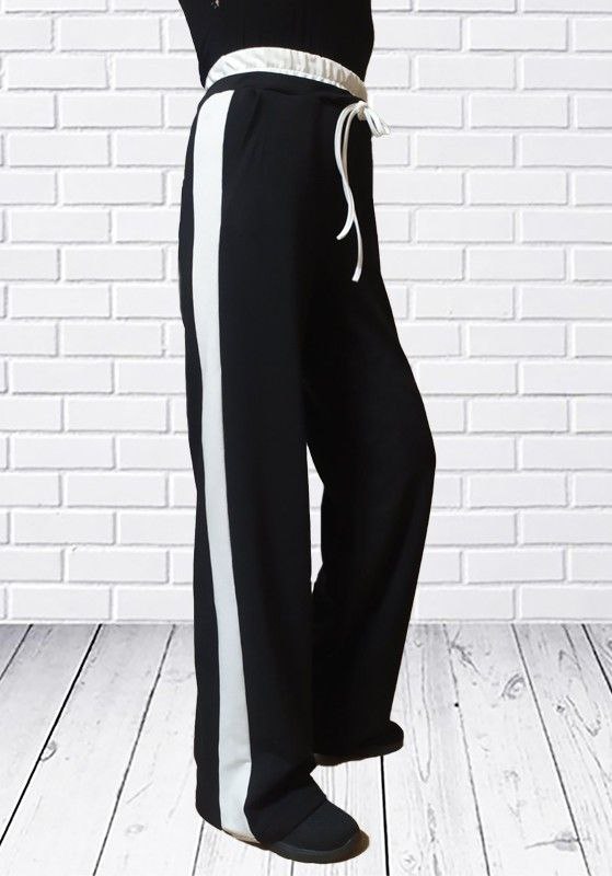Штаны спорт H&S (S-L) 155 black (деми)