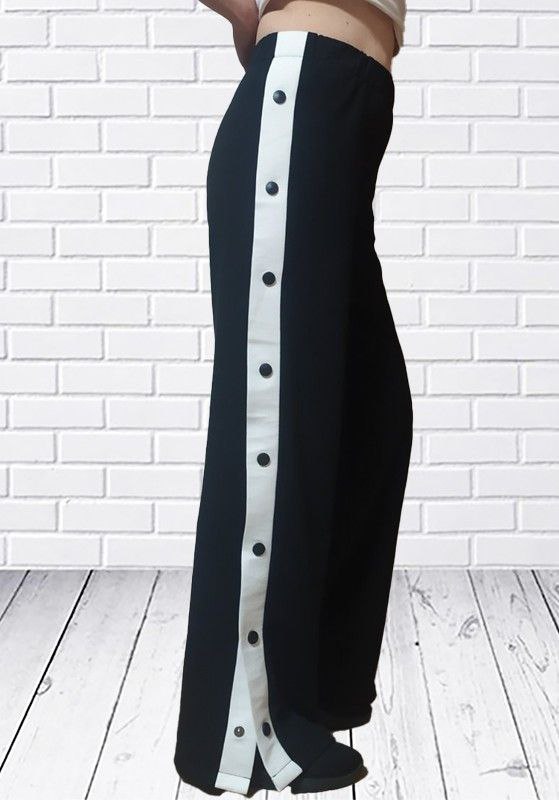 Штаны спорт H&S (S-L) 157 black (деми)