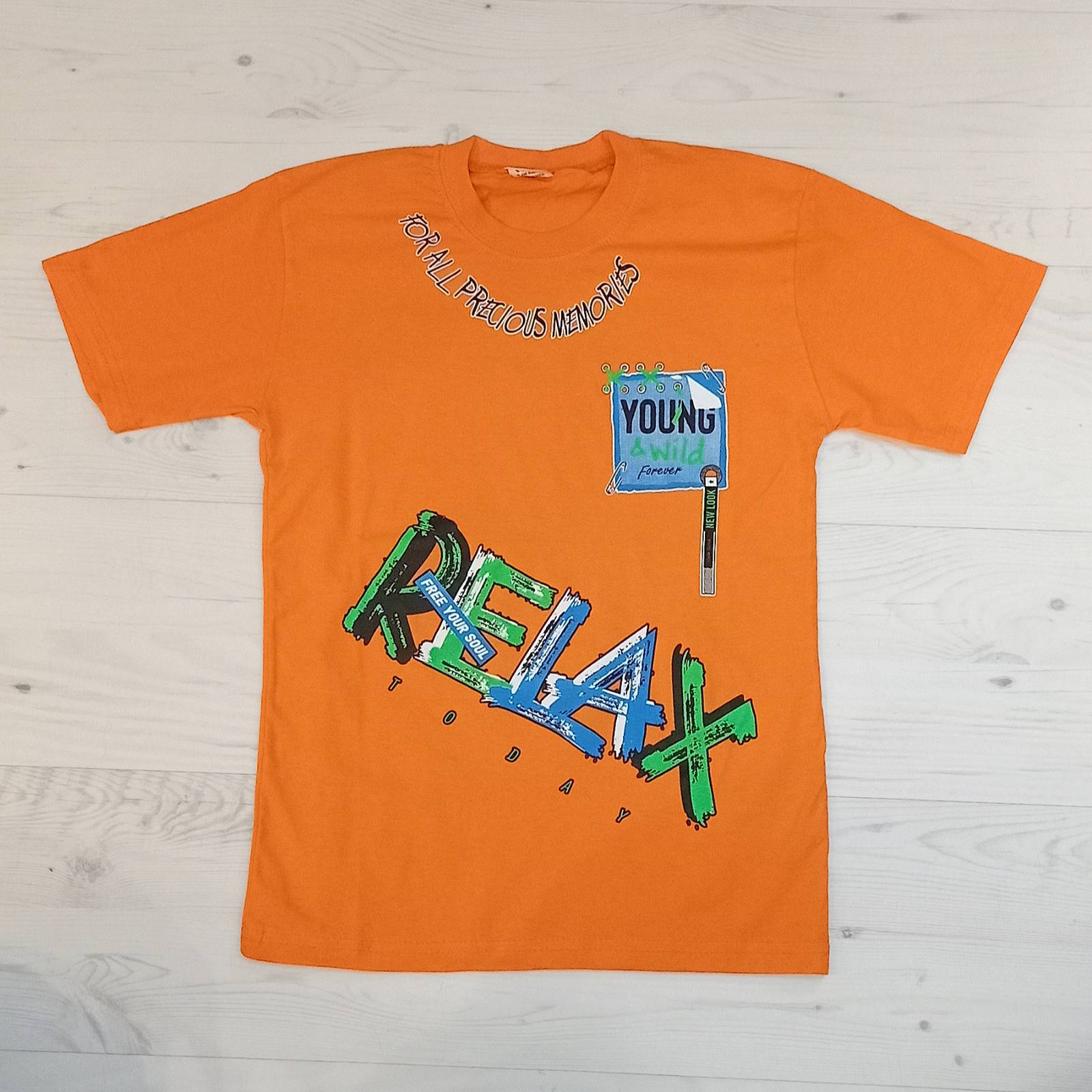 Футболка Malibu2 (13-15) 00104-1 orange (лето)