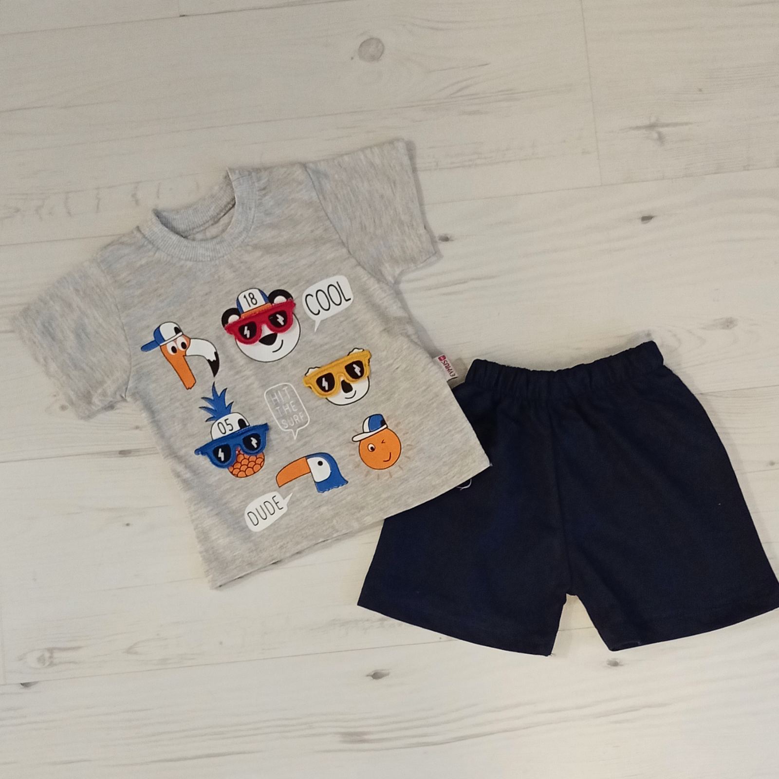 Костюм Malibu2 (1-3) 2510 grey (лето)