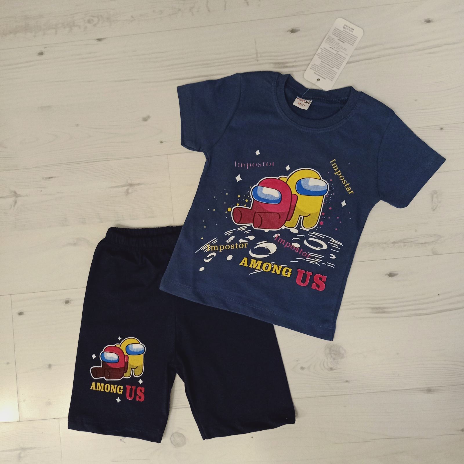 Костюм Malibu2 (3-6) ML131 navy (лето)