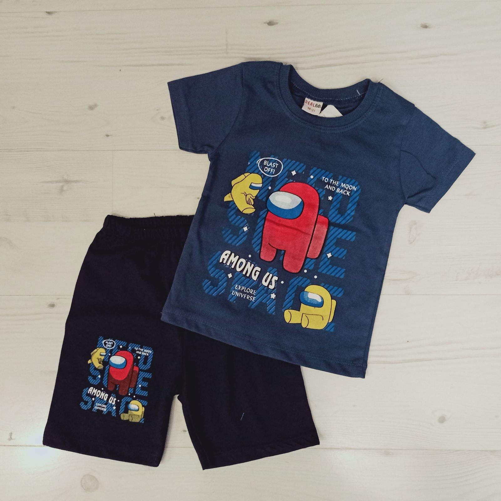 Костюм Malibu2 (3-6) ML136 navy (лето)