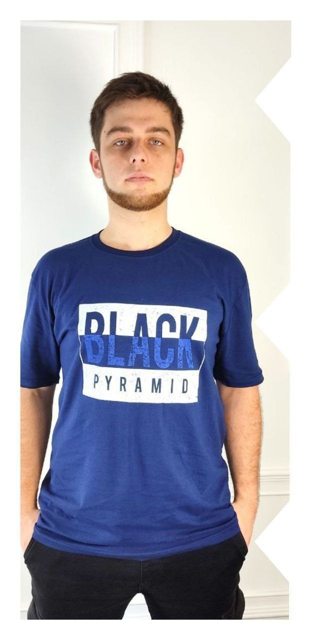 Футболка Global (2XL-5XL) 4512 navy (лето)