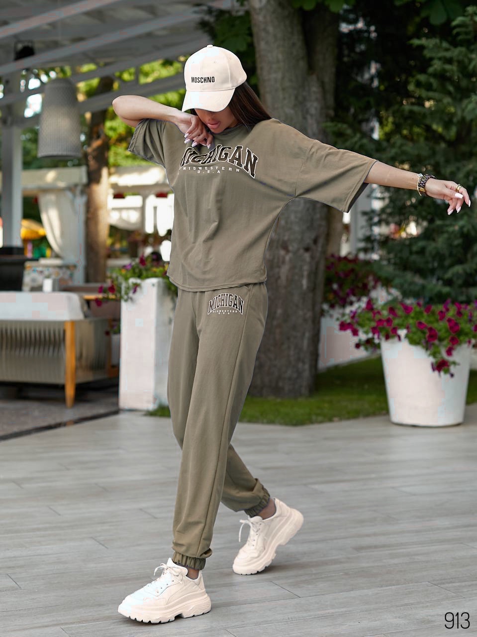 Костюм спорт WideRange (44-58) 913 khaki (лето)