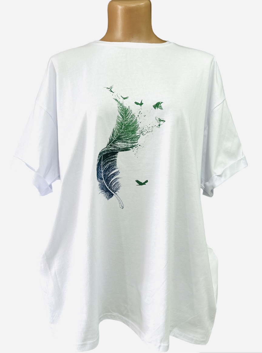 Футболка Ekvato (52-56) 54005 white (лето)