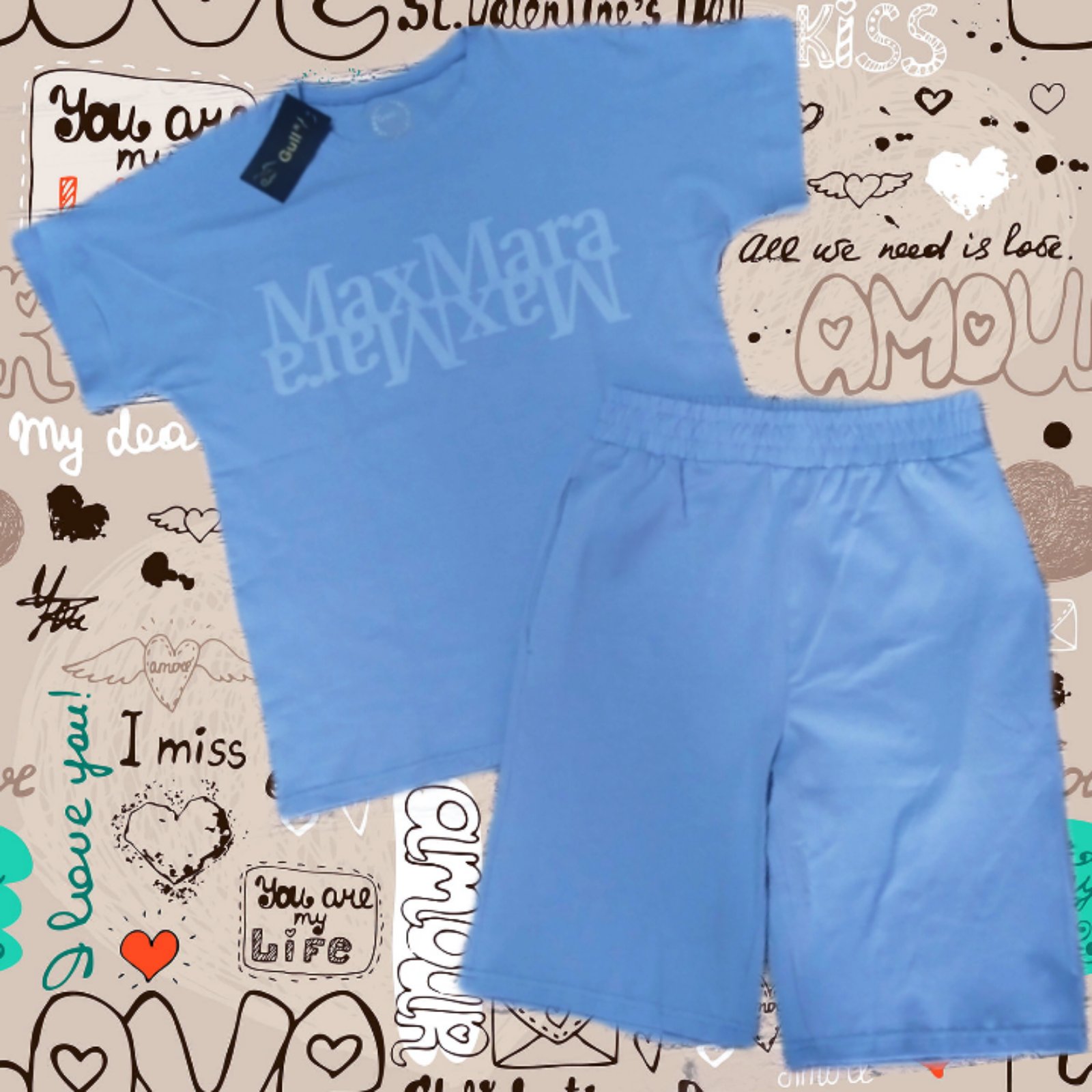 Костюм Gull Sport (S-XL) 295 l.blue (лето)