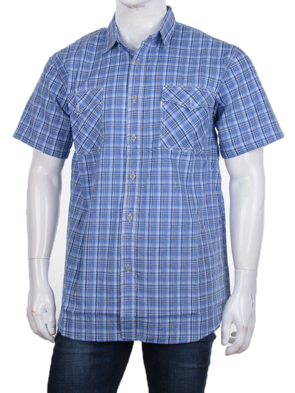Рубашка Logaster (XL-5XL) A735 blue (лето)