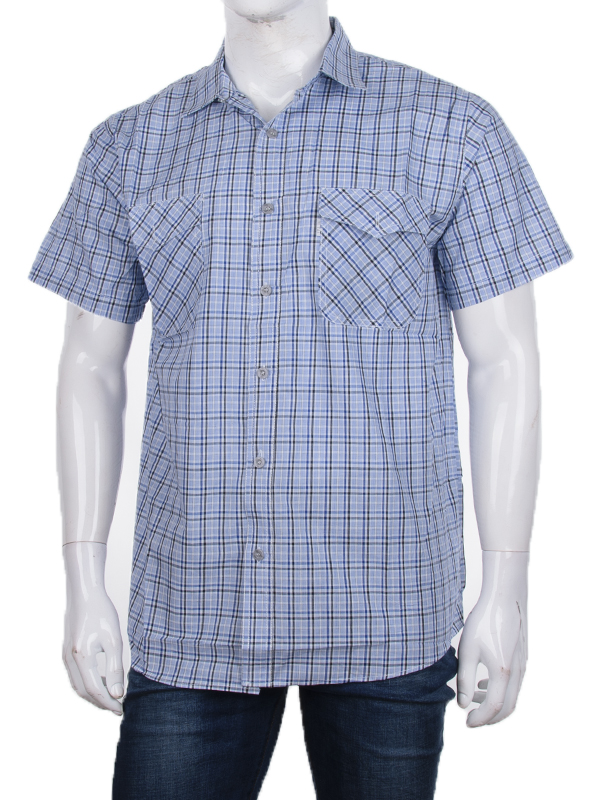 Рубашка Logaster (XL-5XL) A735-2 l.blue (лето)