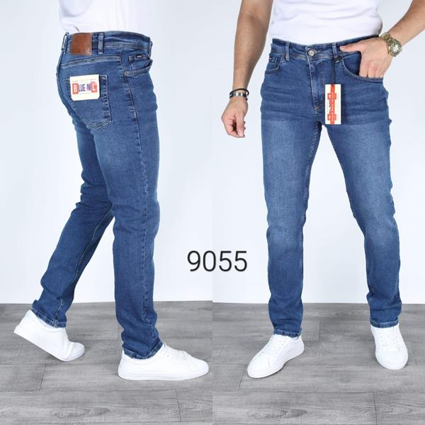 Джинсы Navas (32-40) 9055 l.blue (деми)