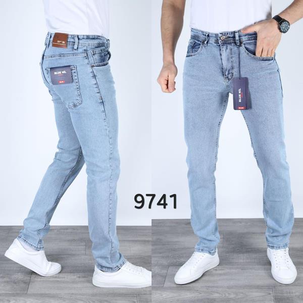 Джинсы Navas (29-36) 9741 l.blue (деми)