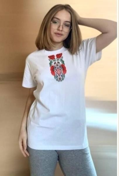 Футболка Mary Brand (44-54) MB98 white (лето)
