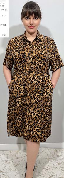 Платье BASE (2XL-6XL) CL369 beige (лето)