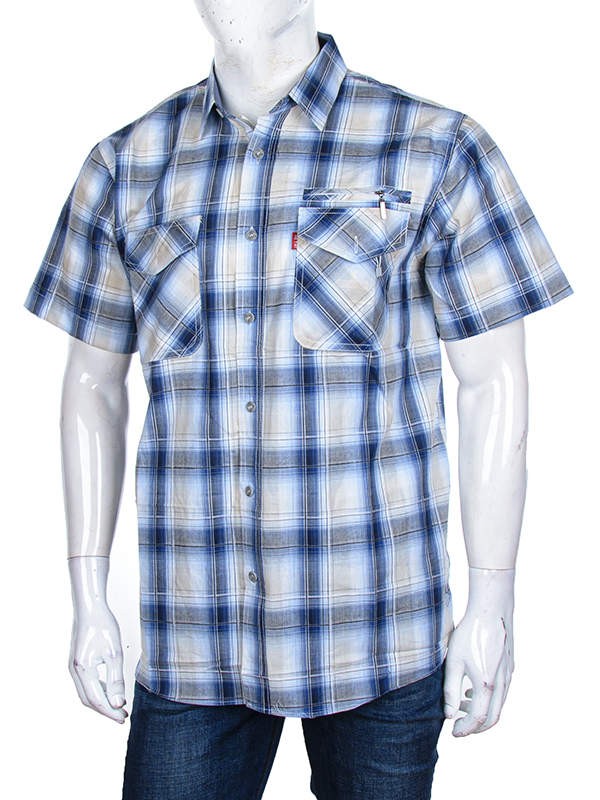 Рубашка Logaster (XL-5XL) A707-3 beige (лето)