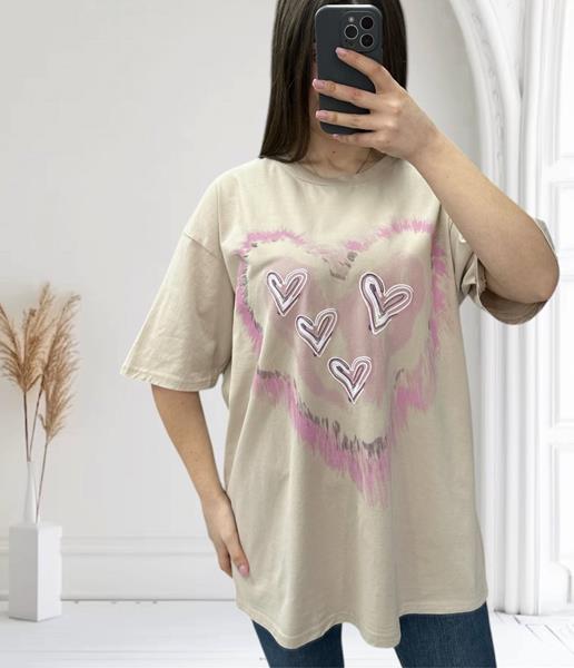 Футболка Ekvato (48-58) 25061 beige (лето)