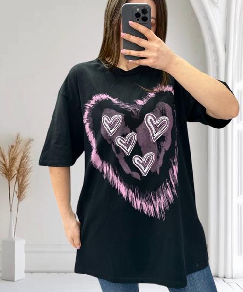 Футболка Ekvato (48-58) 25061 black (лето)