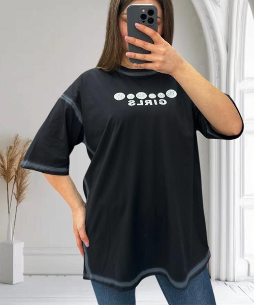 Футболка Ekvato (48-58) 25105 black (лето)