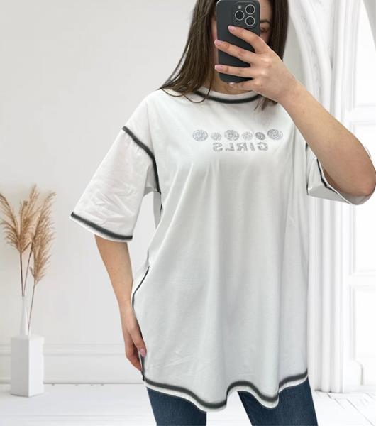 Футболка Ekvato (48-58) 25105 white (лето)
